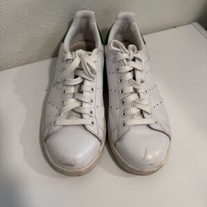 Adidas Stan Smith White/Green Tennis Shoes Women’s Size 6.5 GUC